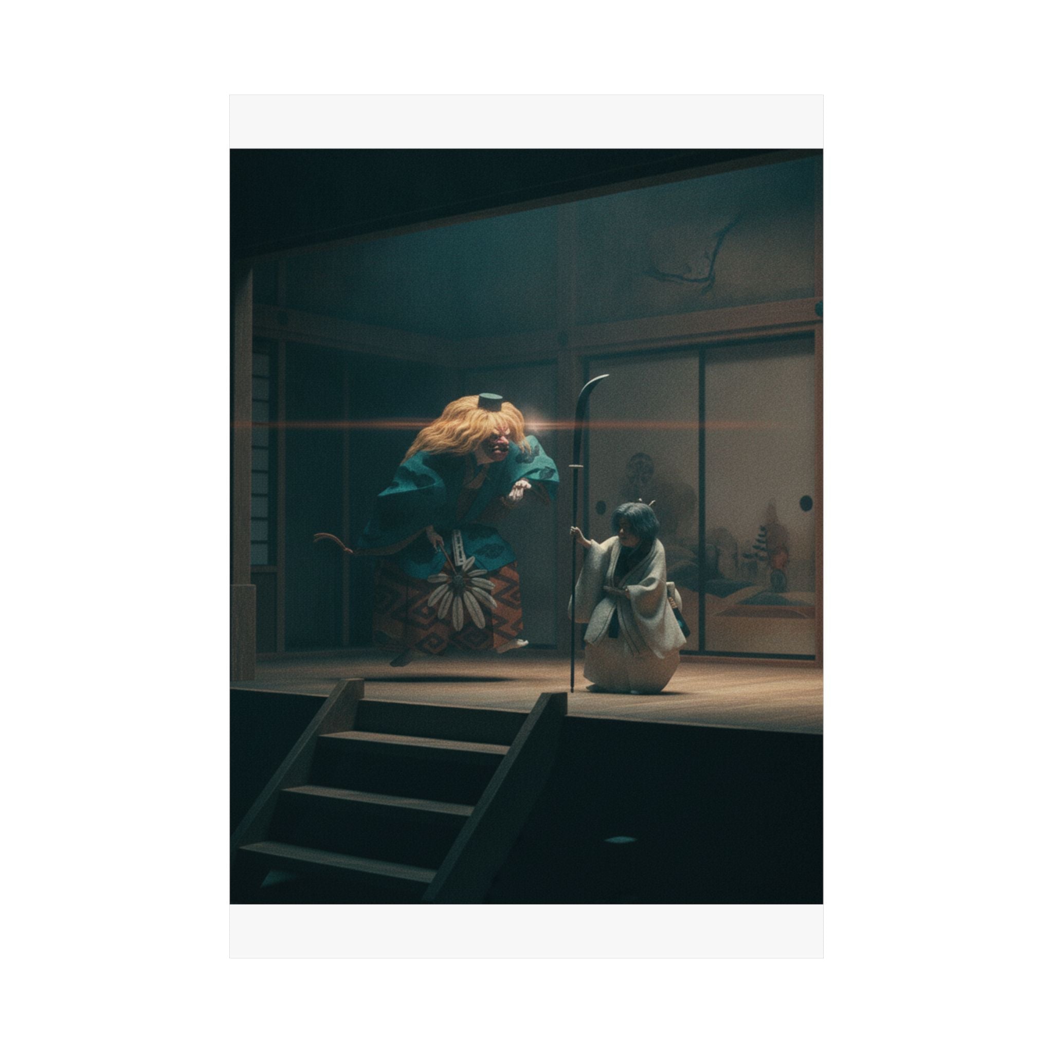 Cinematic — Scene From Noh Dance — Matte Poster