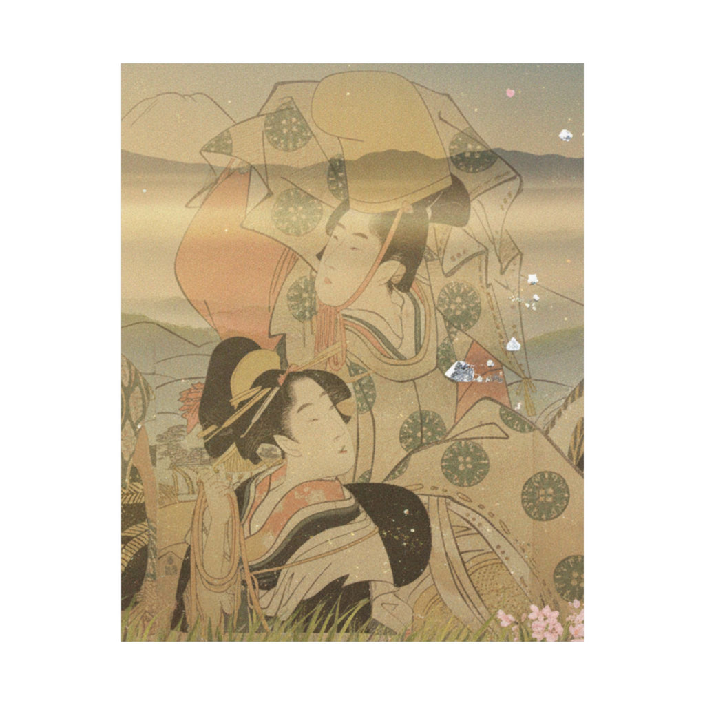 Scenic Nature — Narihira'S Journey To The East — Matte Poster