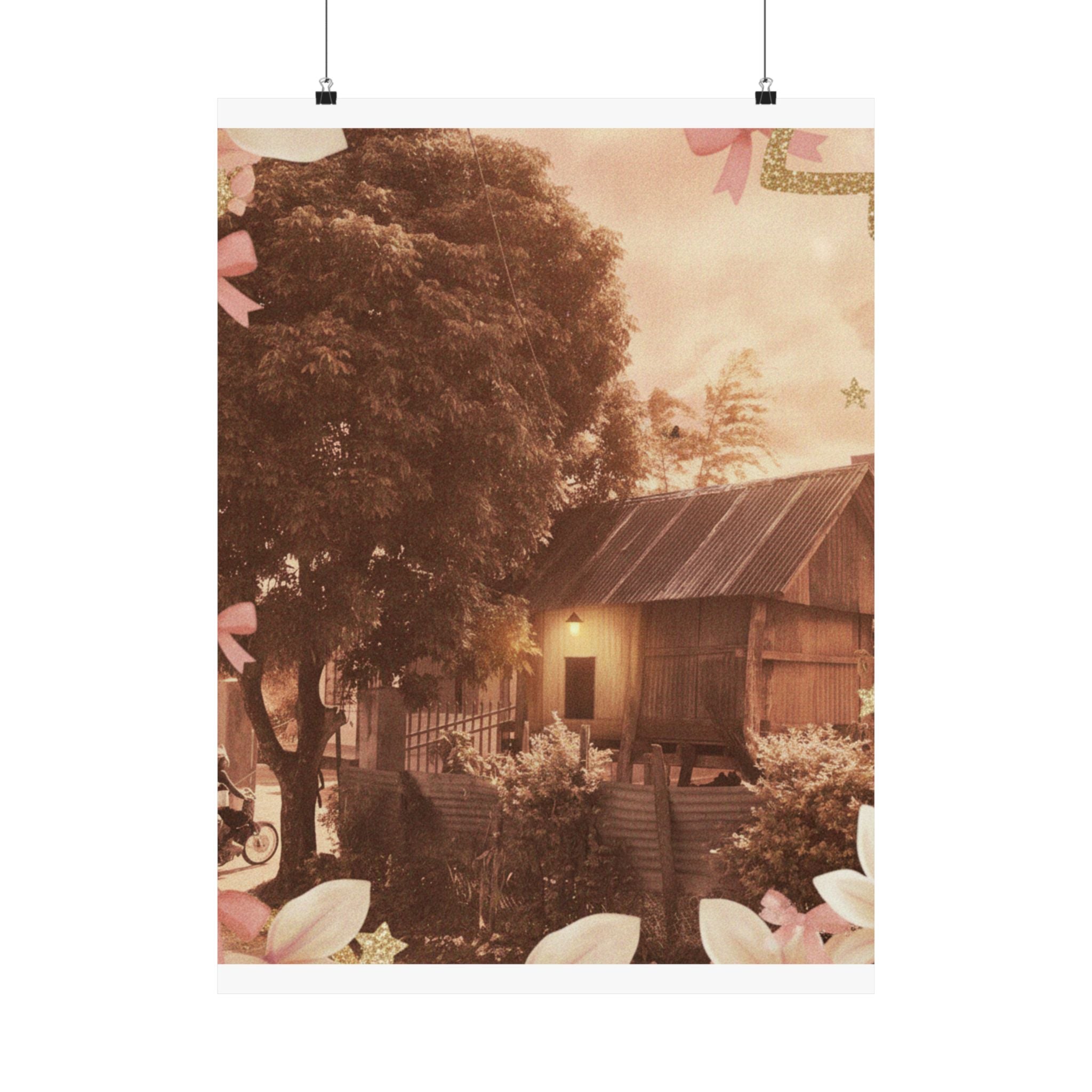 Southern Sunset — House — Matte Poster