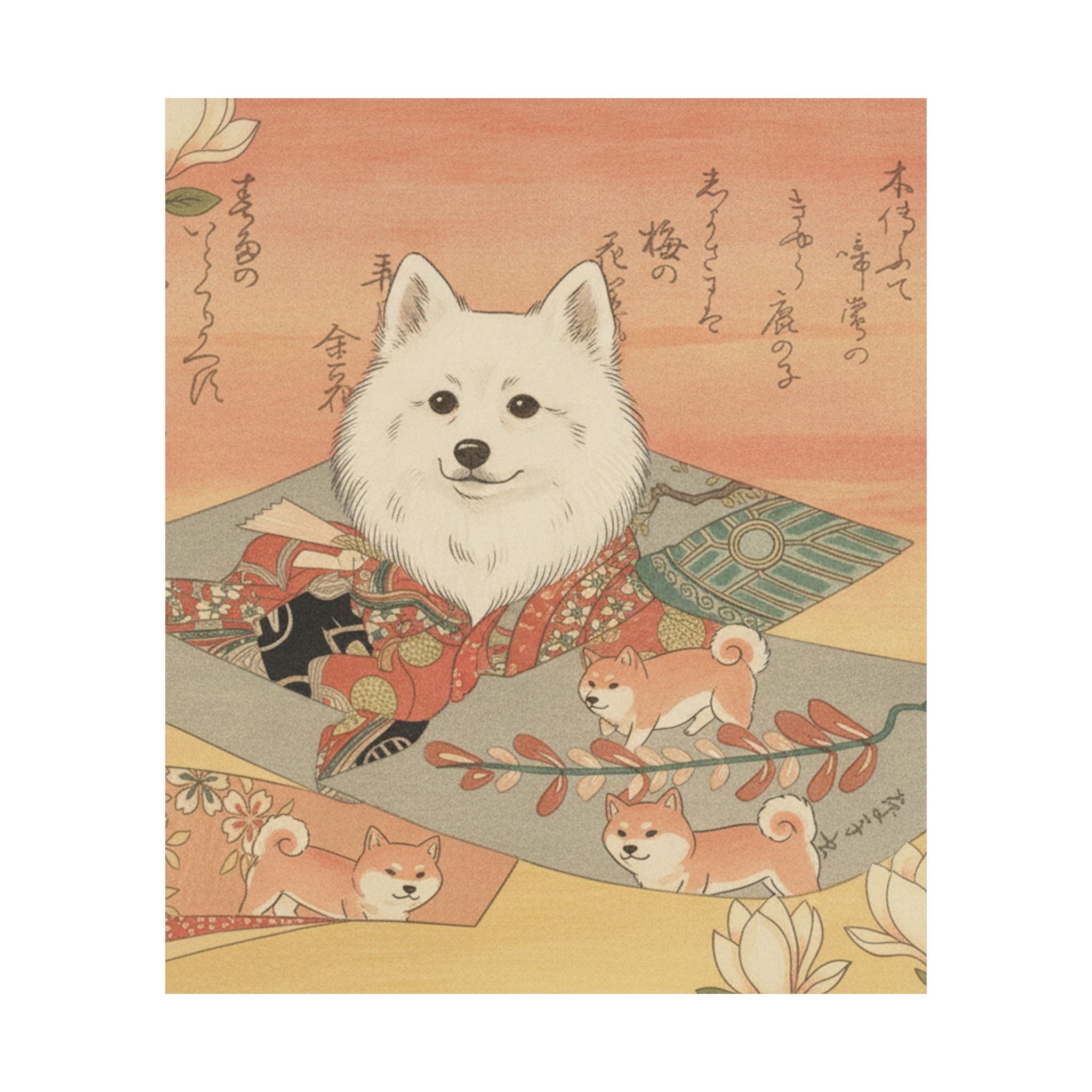 Southern Sunset — Representation Of The Dance-Play "Dōjōji" — Matte Poster