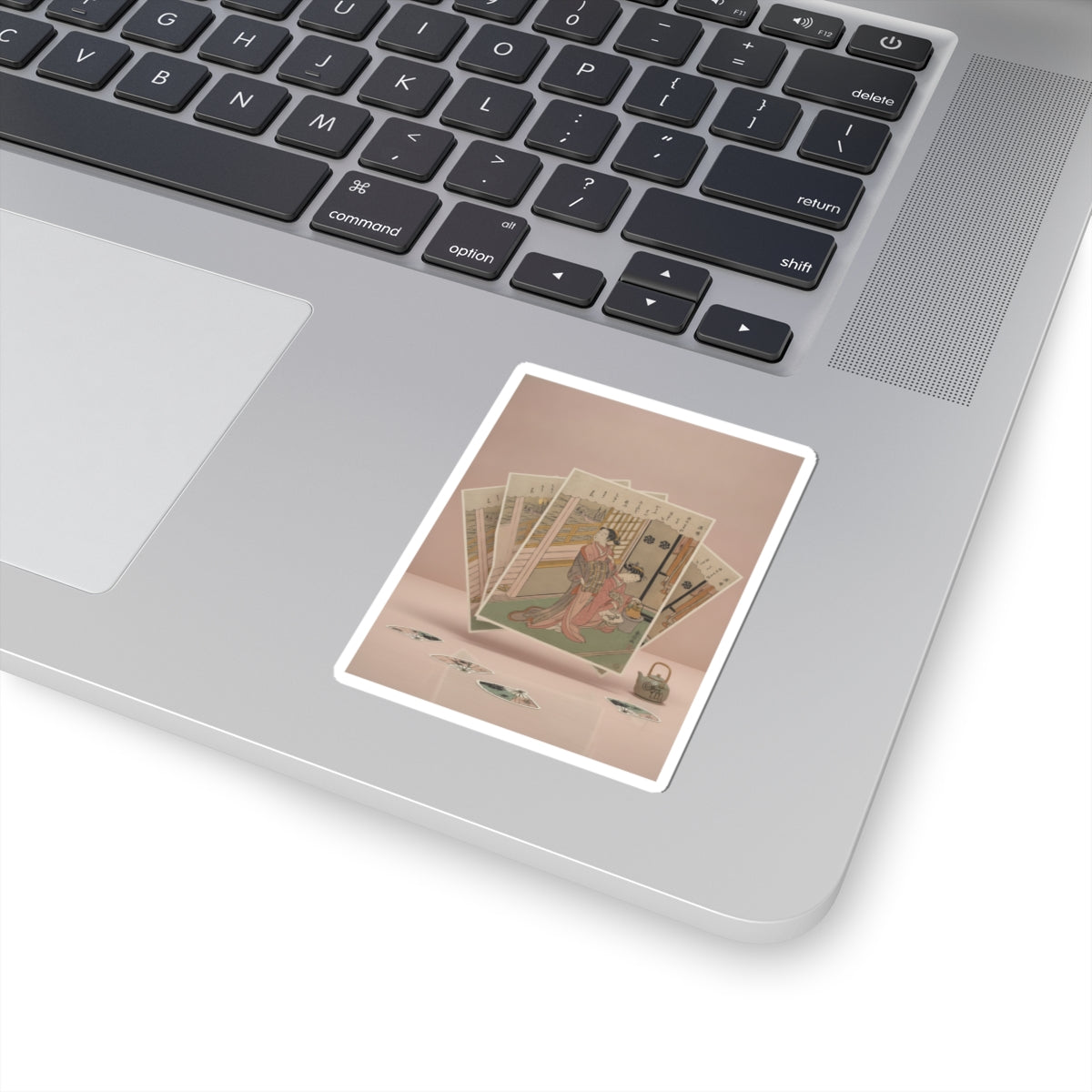 Product Marketing — Waves On Moonlight — Kiss-Cut Sticker