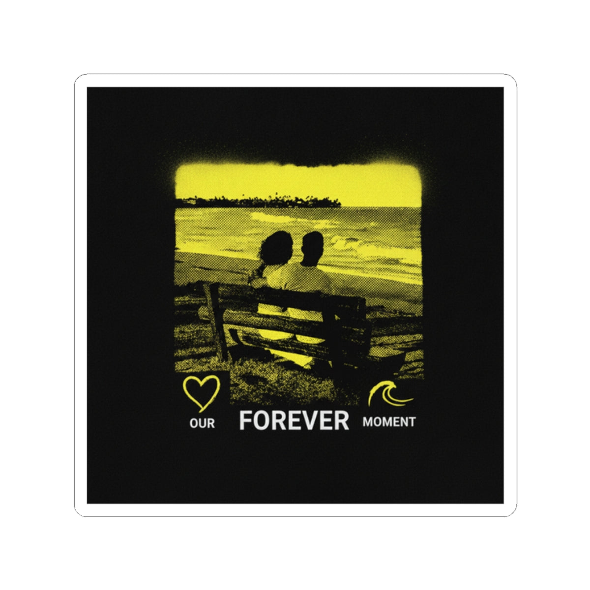 Streetwear Collage kiss-cut sticker — product view 2
