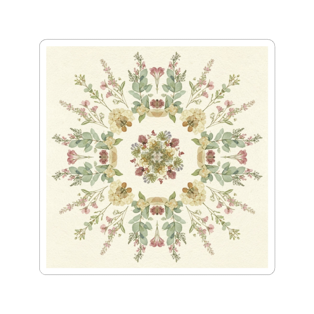 Botanical kiss-cut sticker by Zukkay