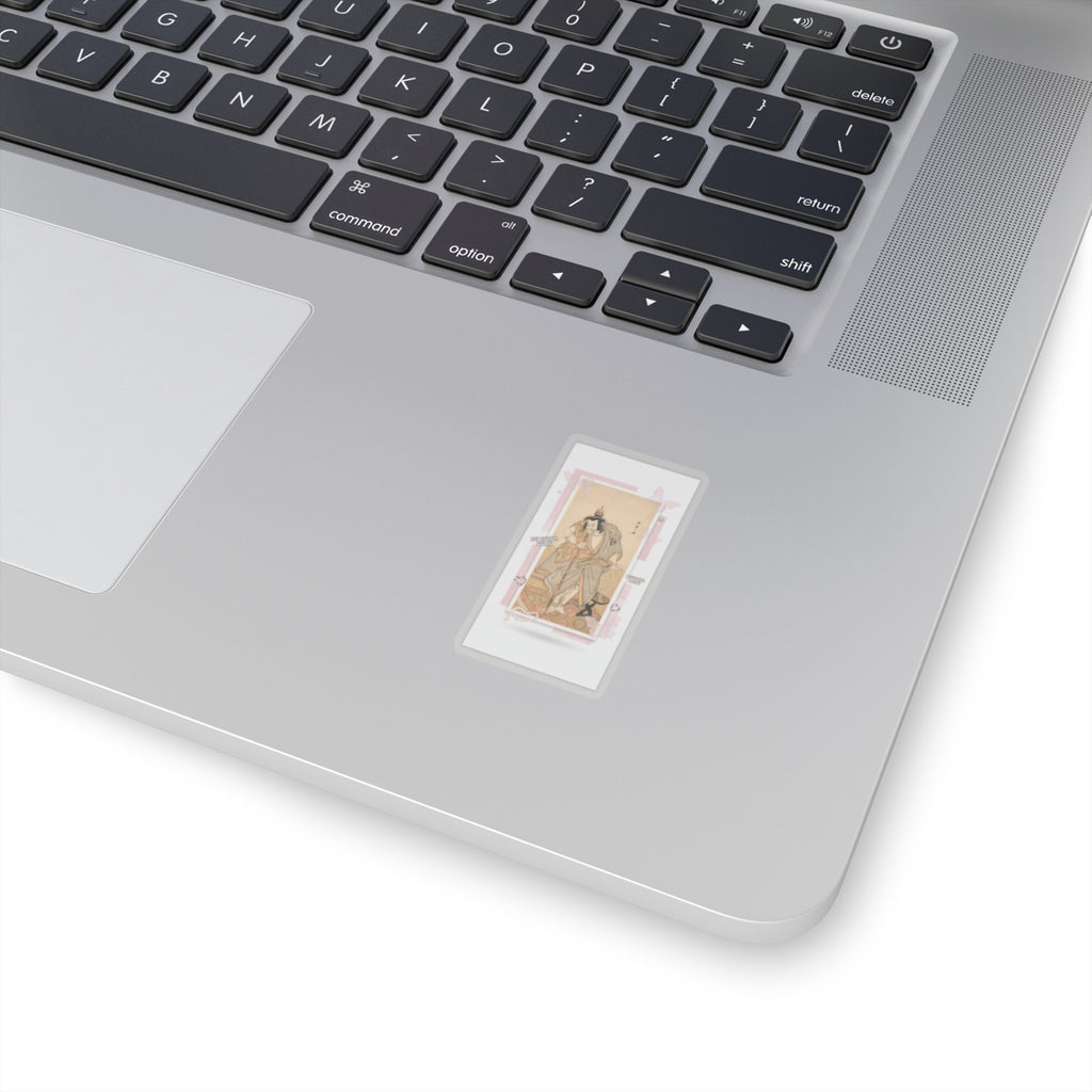 Ecommerce Main — The Actor Nakamura Nakazo As A Rokuju-Rokubu (Pilgrim To Buddhist Temple) — Kiss-Cut Sticker