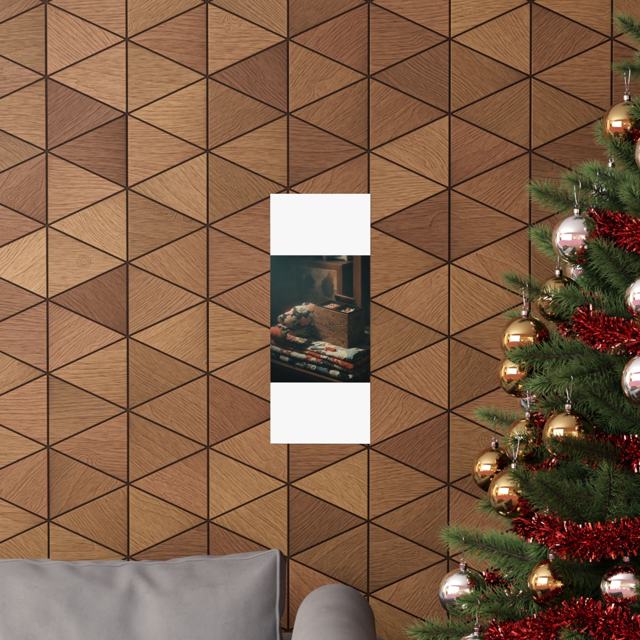 Cinematic — Lady'S Work-Box And Bed Clothing — Matte Poster