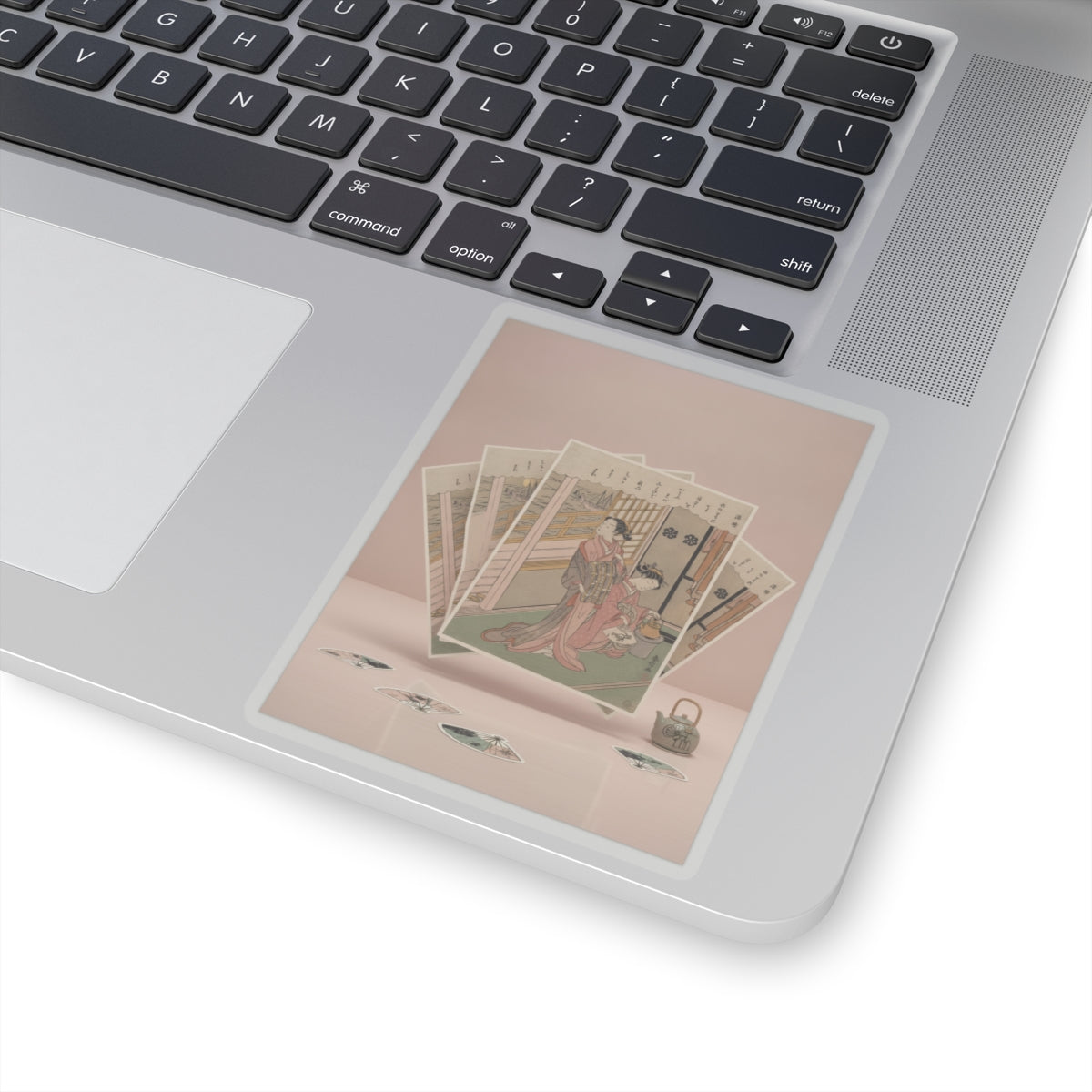 Product Marketing — Waves On Moonlight — Kiss-Cut Sticker