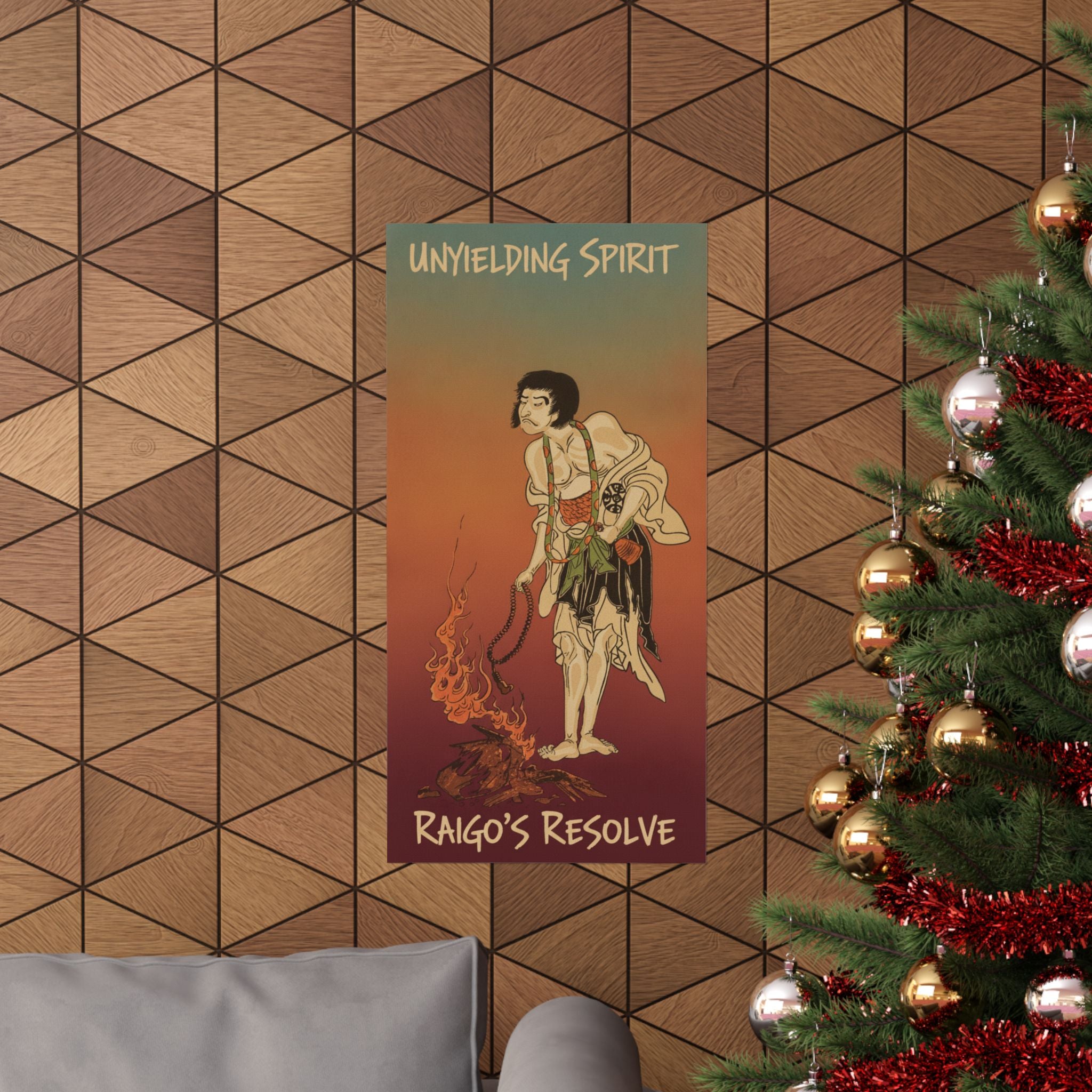 Affirmation — The First Nakamura Nakazo In The Role Of Raigo Ajari, A Buddhist Monk — Matte Poster