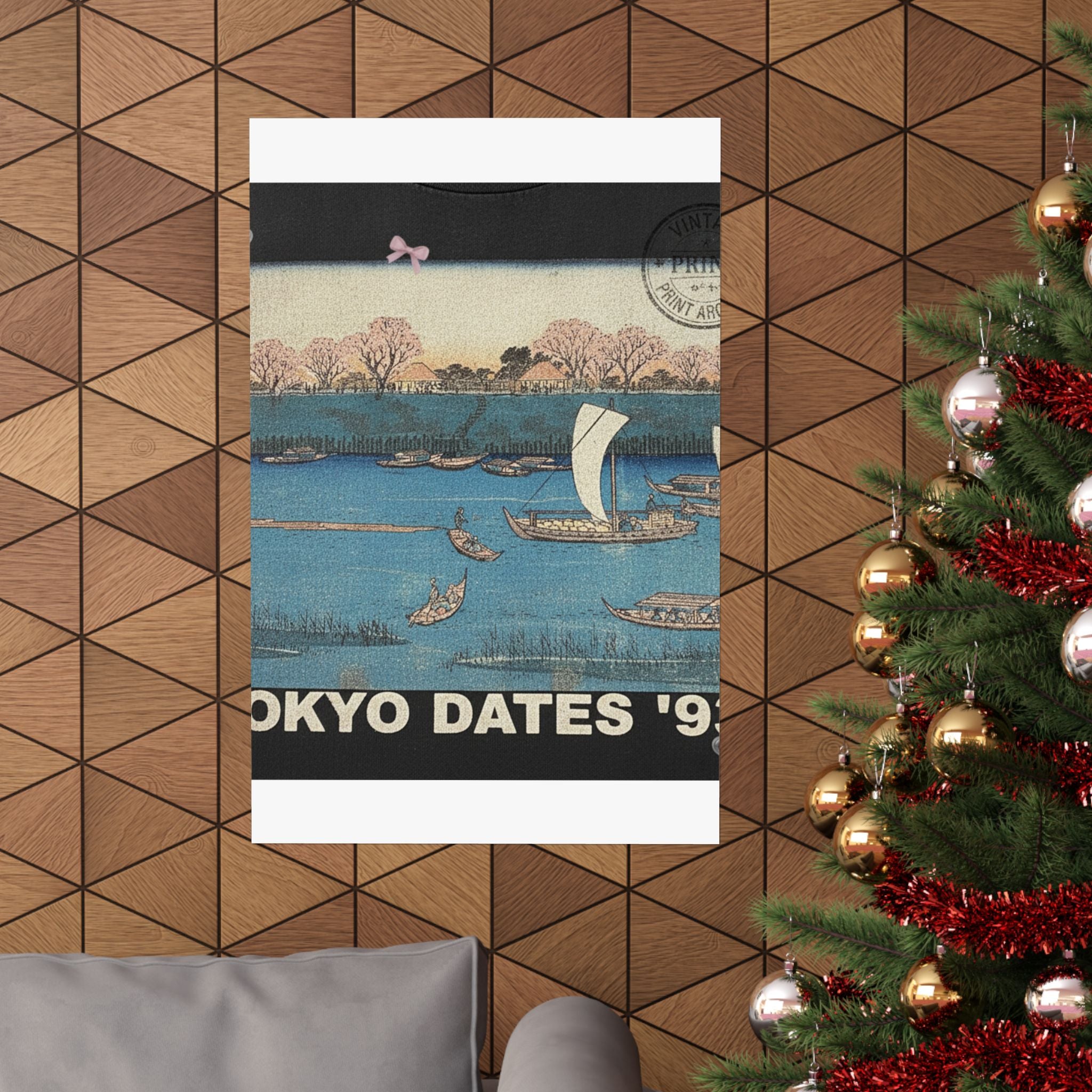 Vintage Bootleg — Sumidagawa Mimeguri Hana Zakari No Kei — Matte Poster