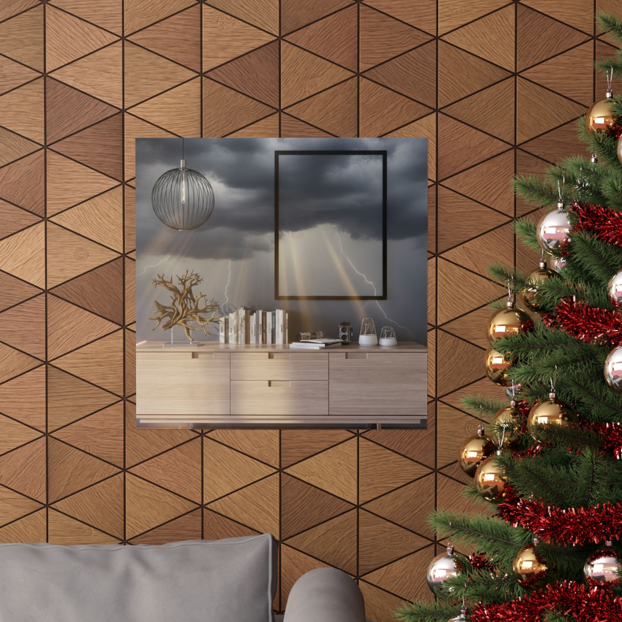 Dramatic Storm — Interior — Matte Poster