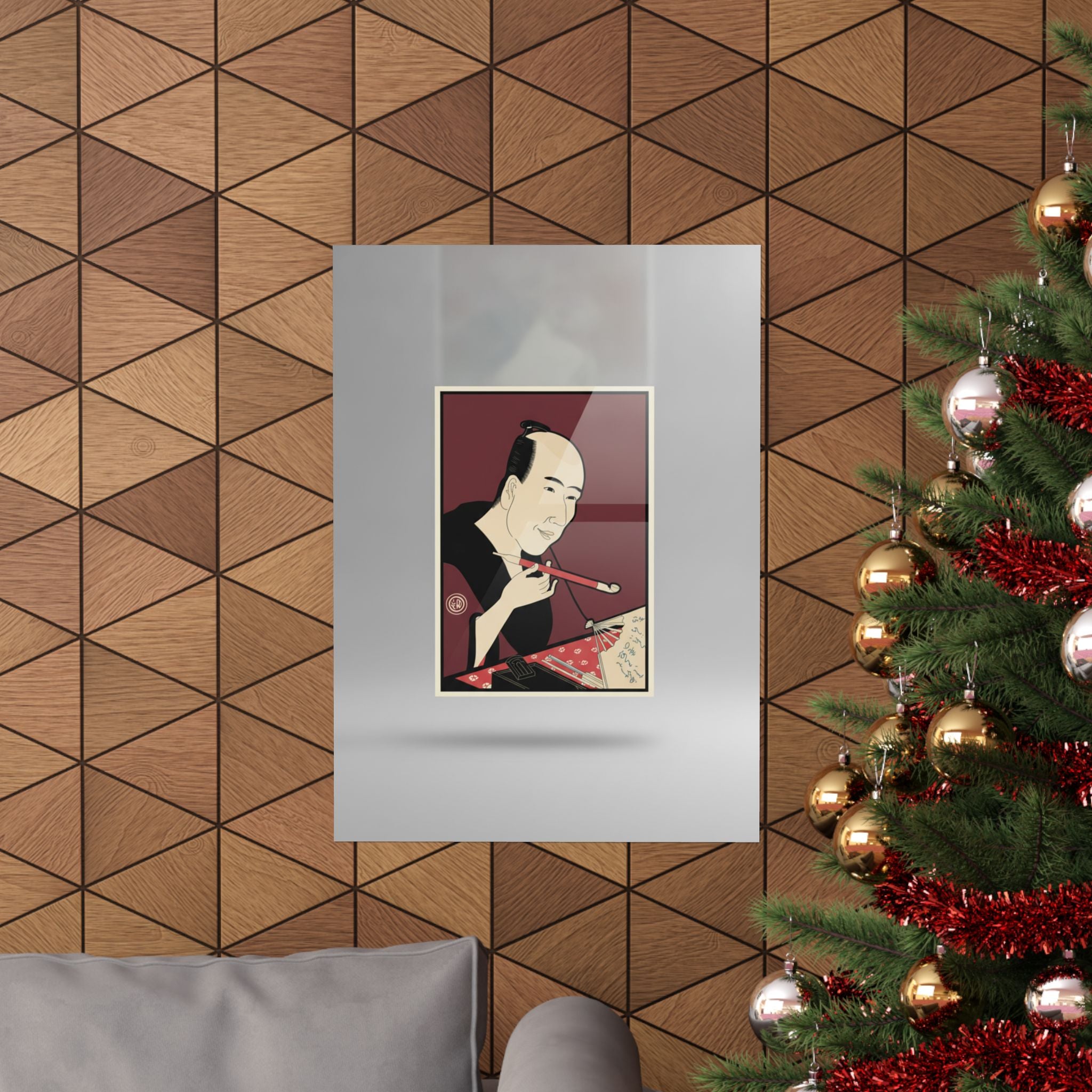 Product Marketing — The Writer Santō Kyōden (A.K.A. Kitao Masanobu) — Matte Poster