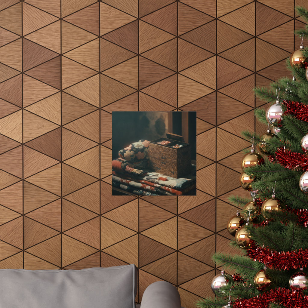 Cinematic — Lady'S Work-Box And Bed Clothing — Matte Poster