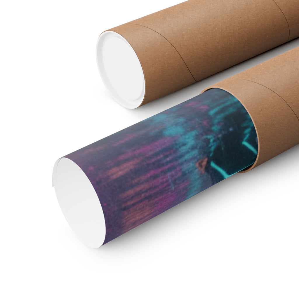 Neon Noir — Seishu Awabi-Tori No Zu — Matte Poster