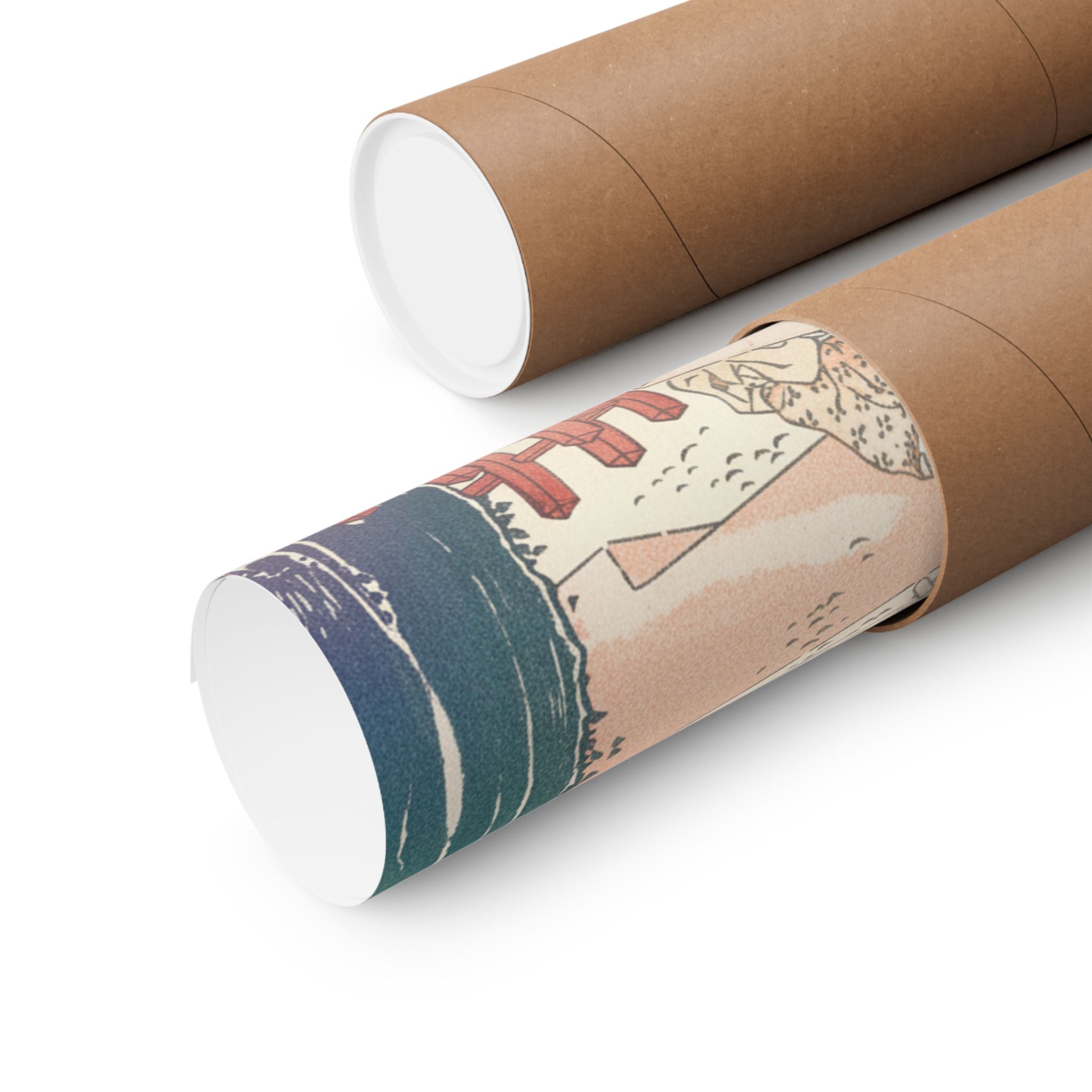 Affirmation — History Of Kamakura: Building Tsurugaoka Hachiman Shrine — Matte Poster