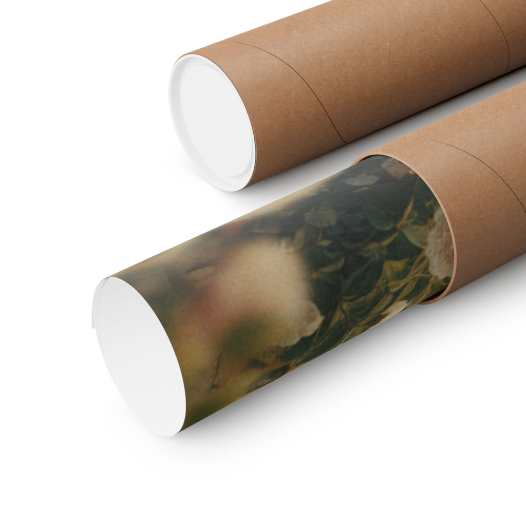 Scenic Nature — Courtesan With Book And Hair-Pin — Matte Poster