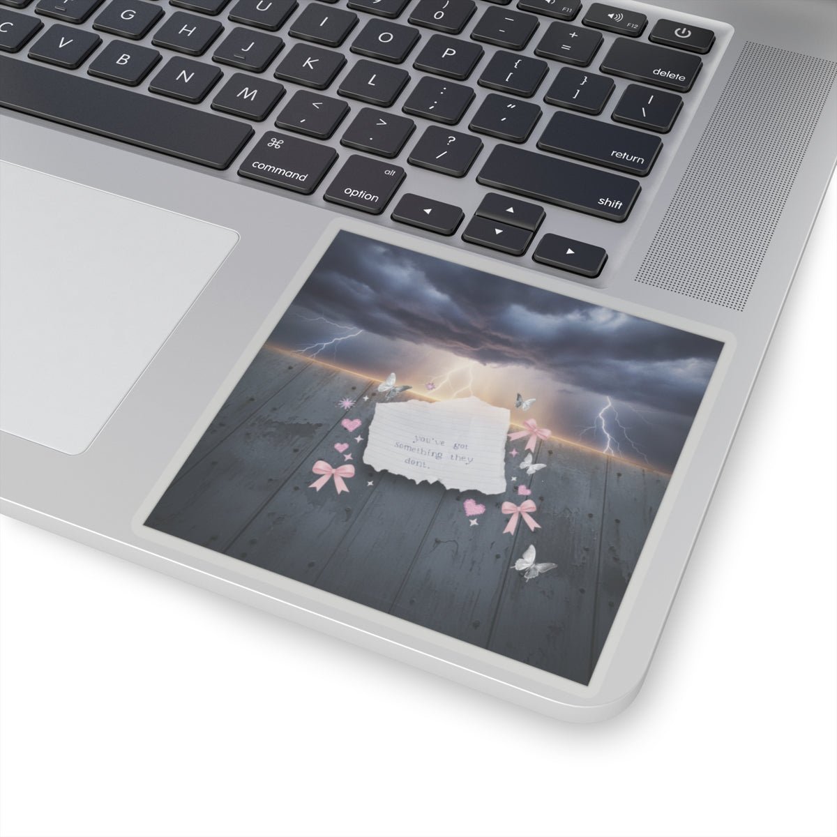 Dramatic Storm — Note — Kiss-Cut Sticker
