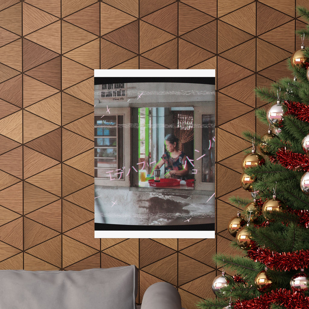 Glitch Culture — Person — Matte Poster
