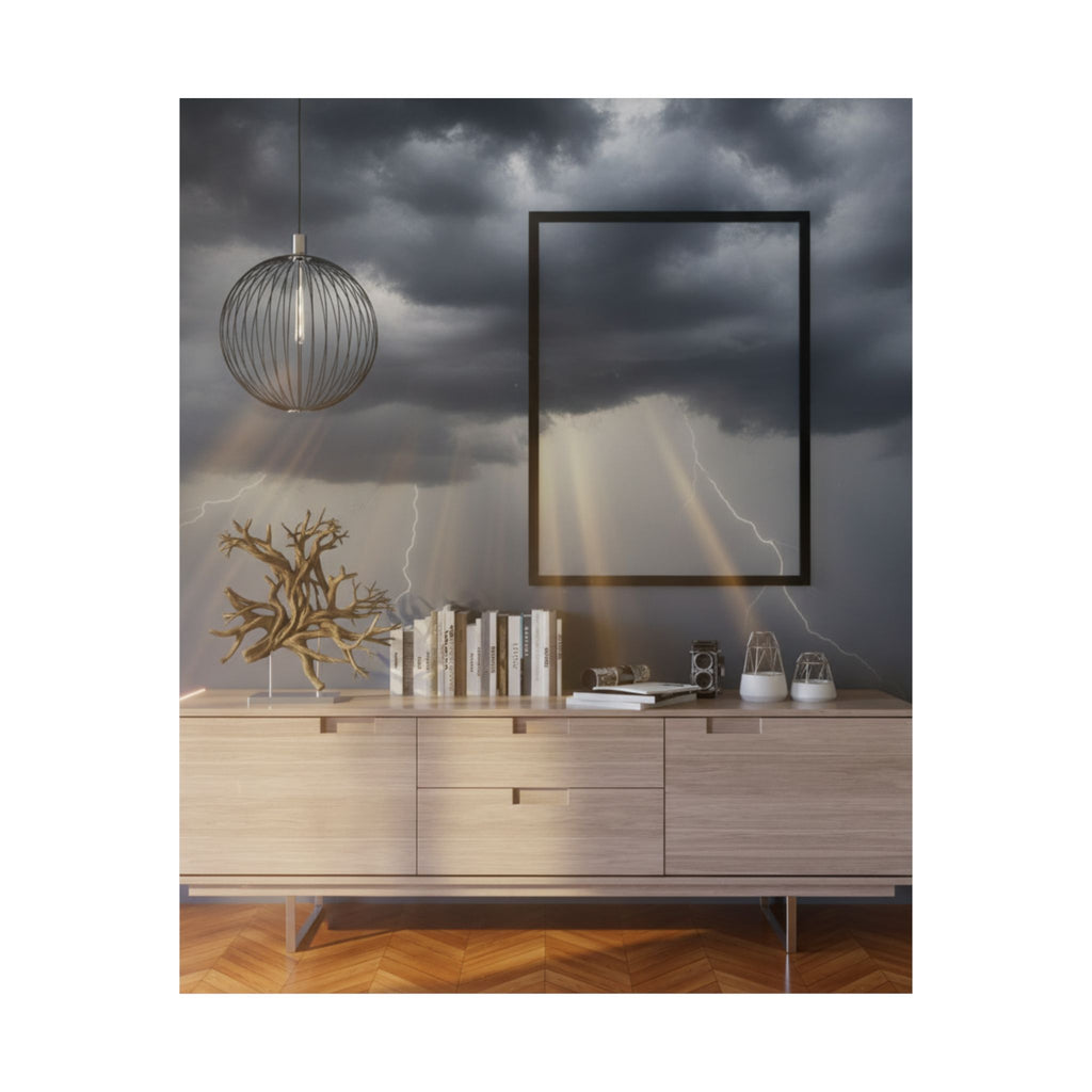 Dramatic Storm — Interior — Matte Poster