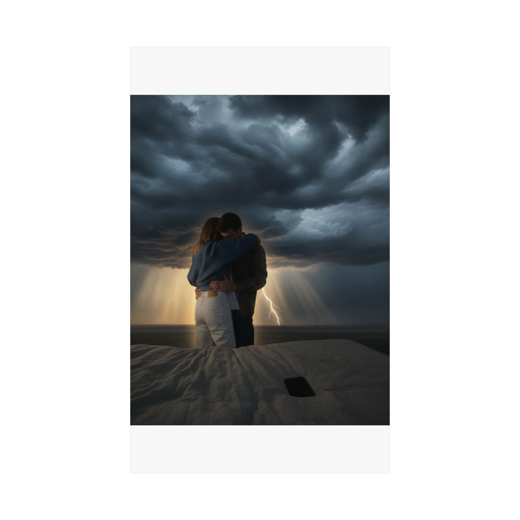 Dramatic Storm — Person — Matte Poster
