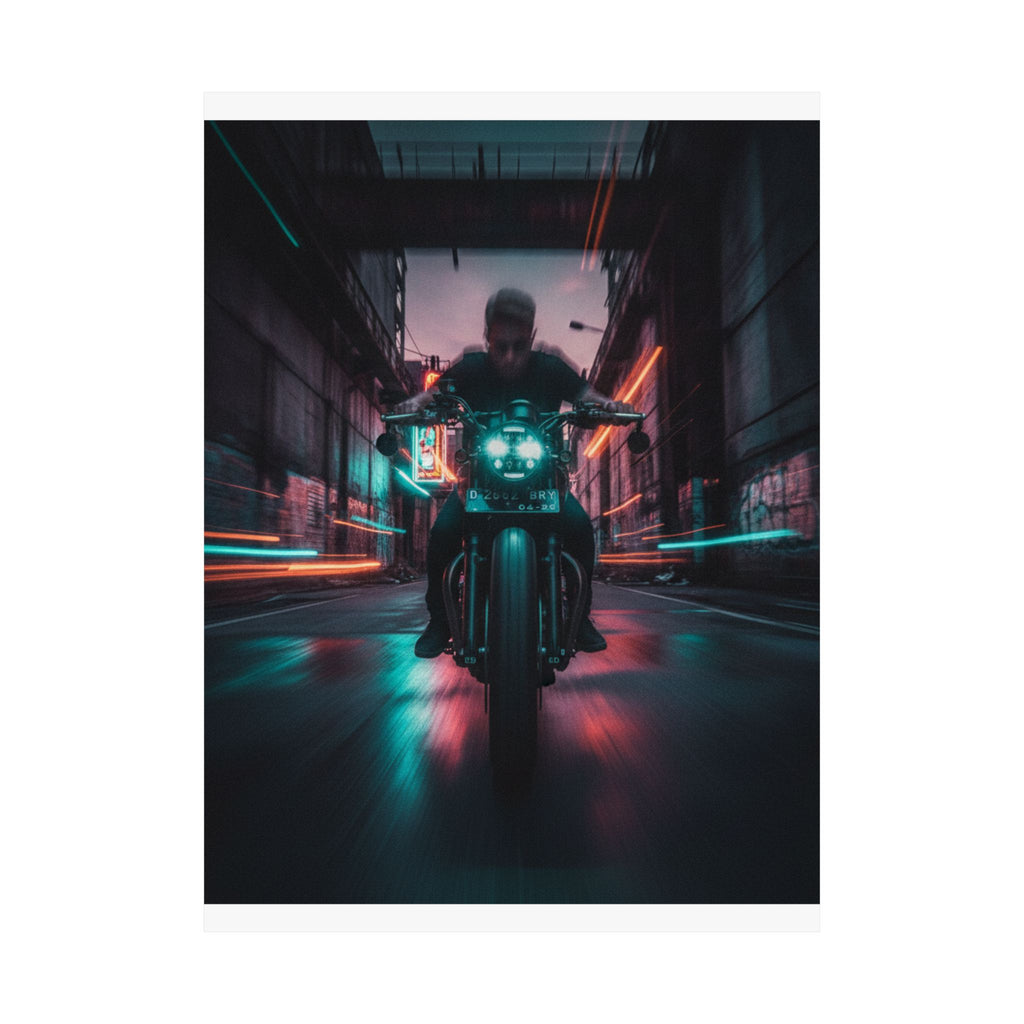 Fast Furious — Motorcycle — Matte Poster