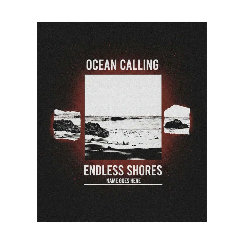 Streetwear Collage — Beach — Matte Poster
