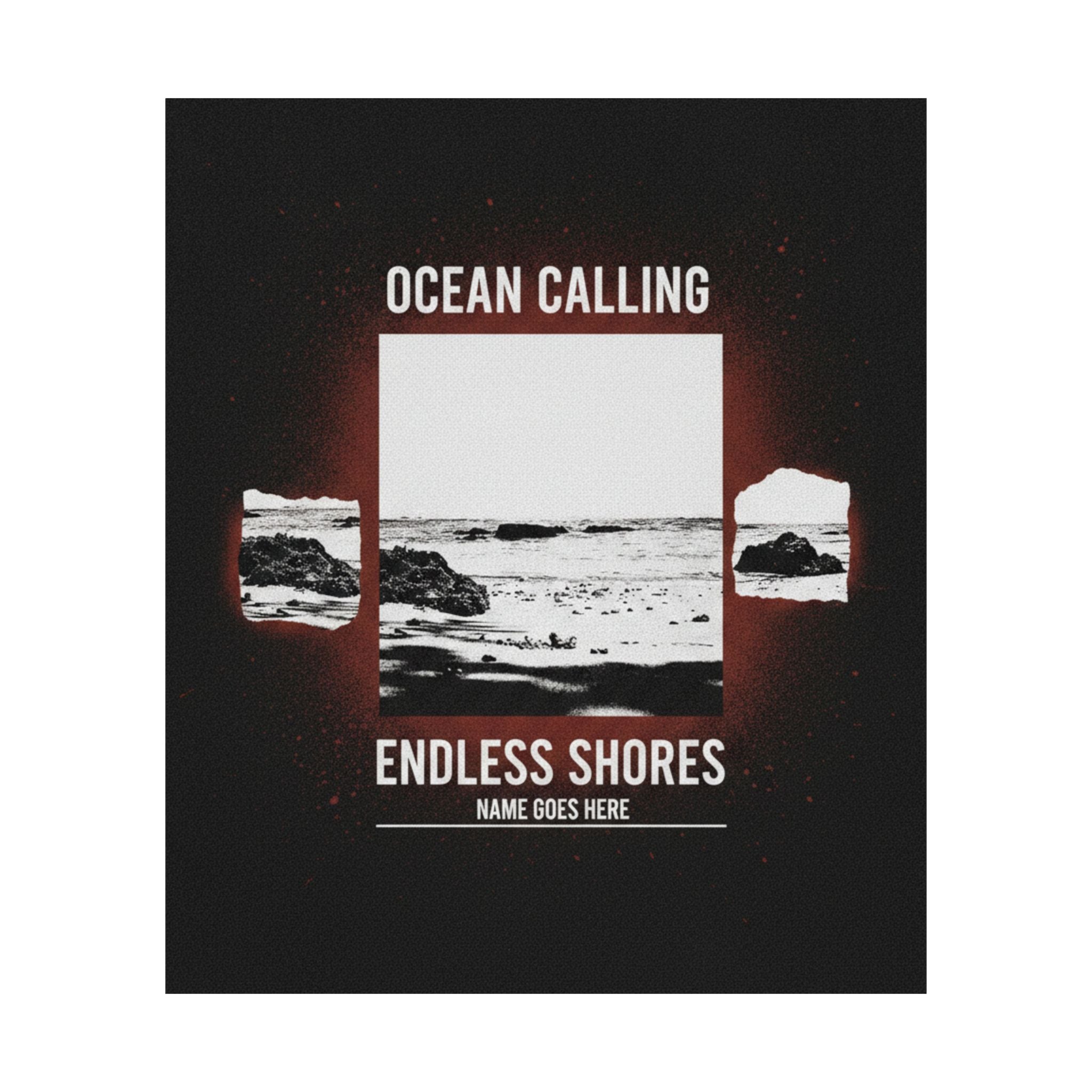 Streetwear Collage — Beach — Matte Poster
