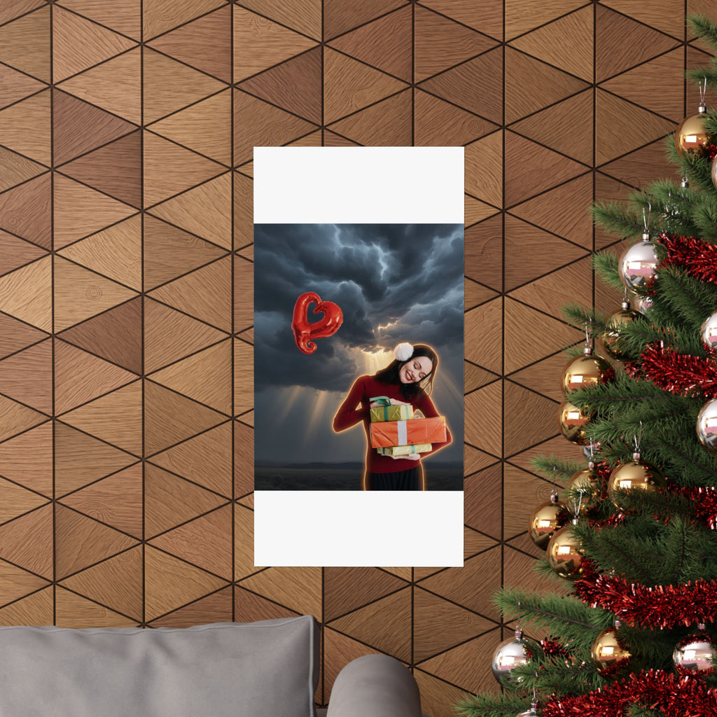 Dramatic Storm — Person — Matte Poster