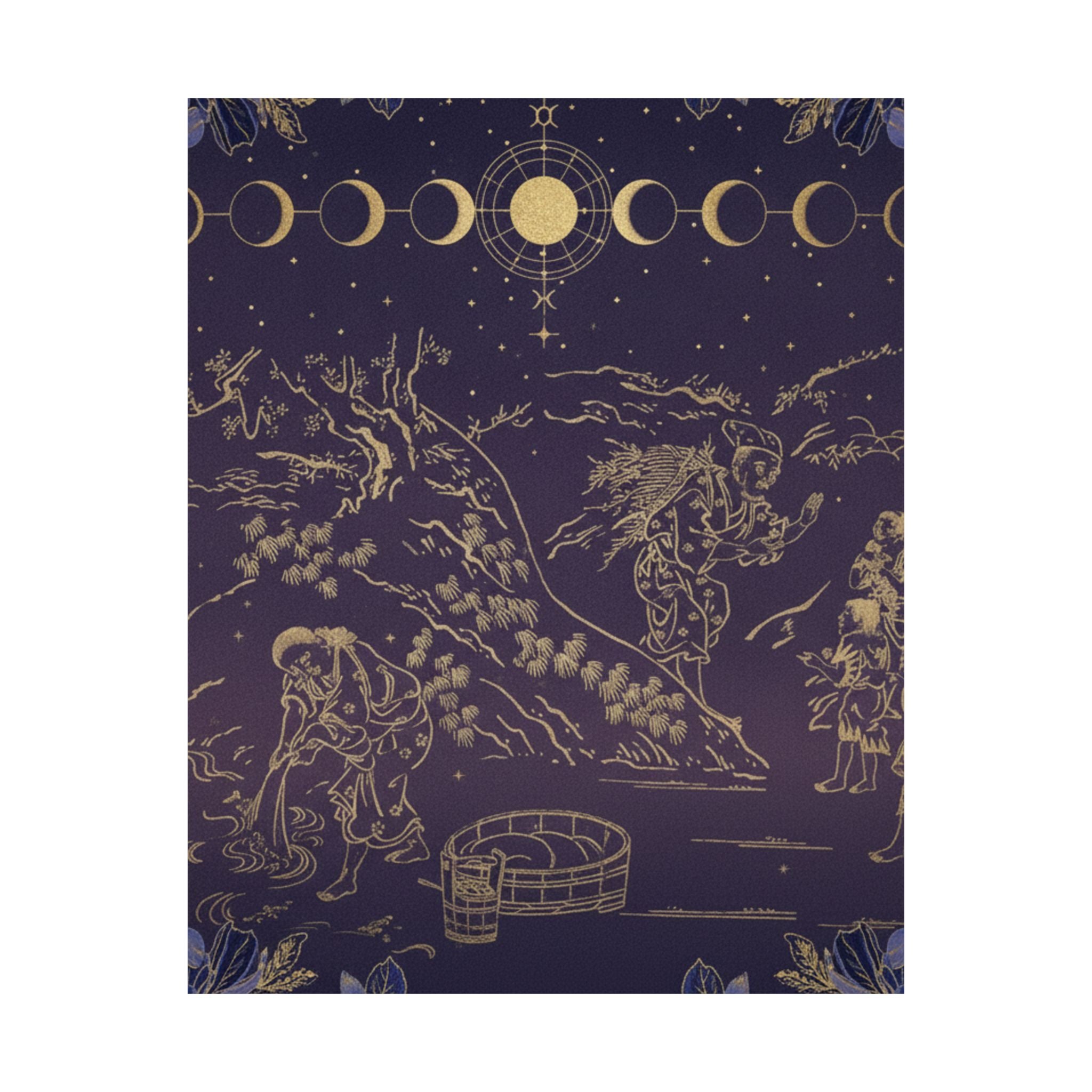 Celestial — Fagot–Gatherer Finds Boy With Sparrow — Matte Poster