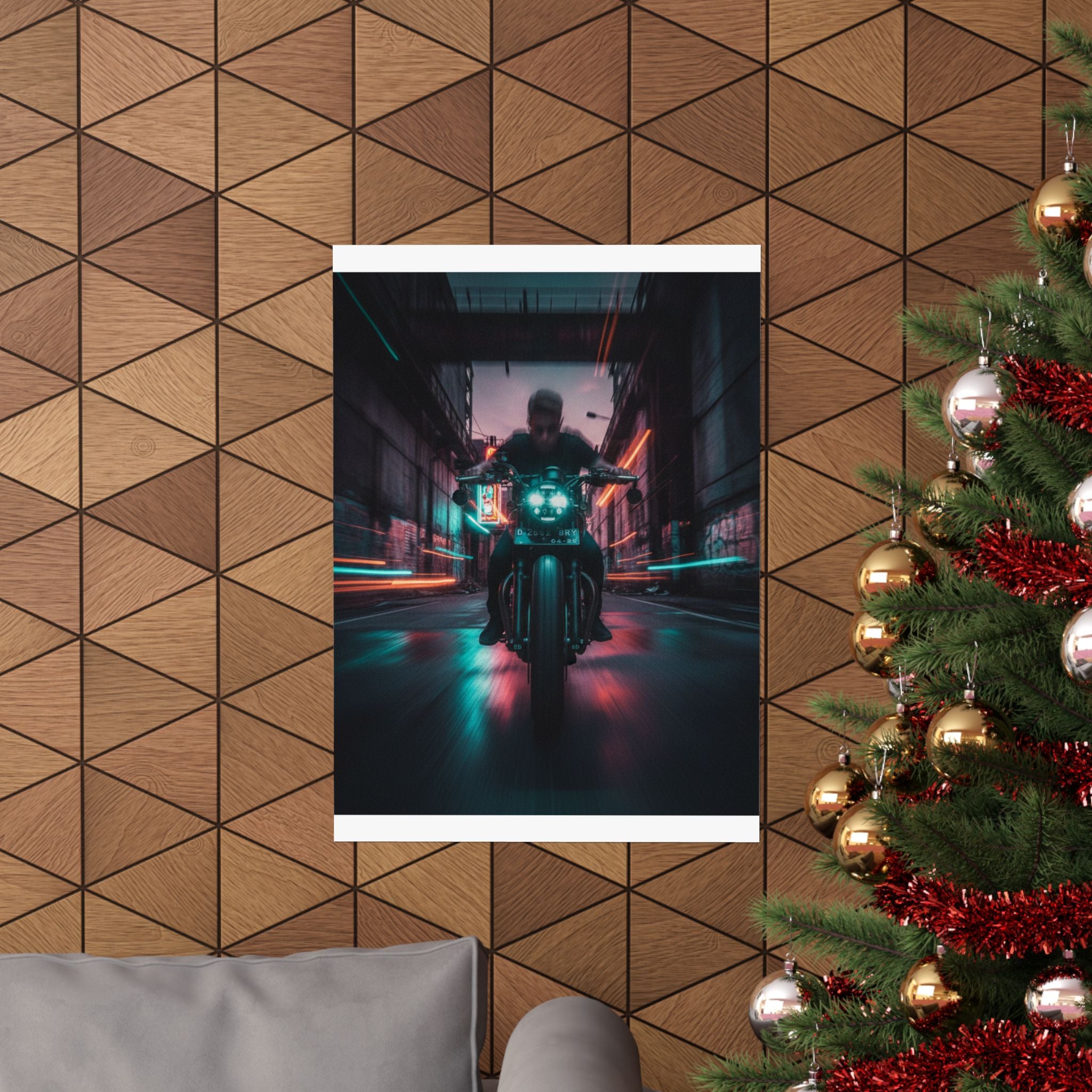 Fast Furious — Motorcycle — Matte Poster