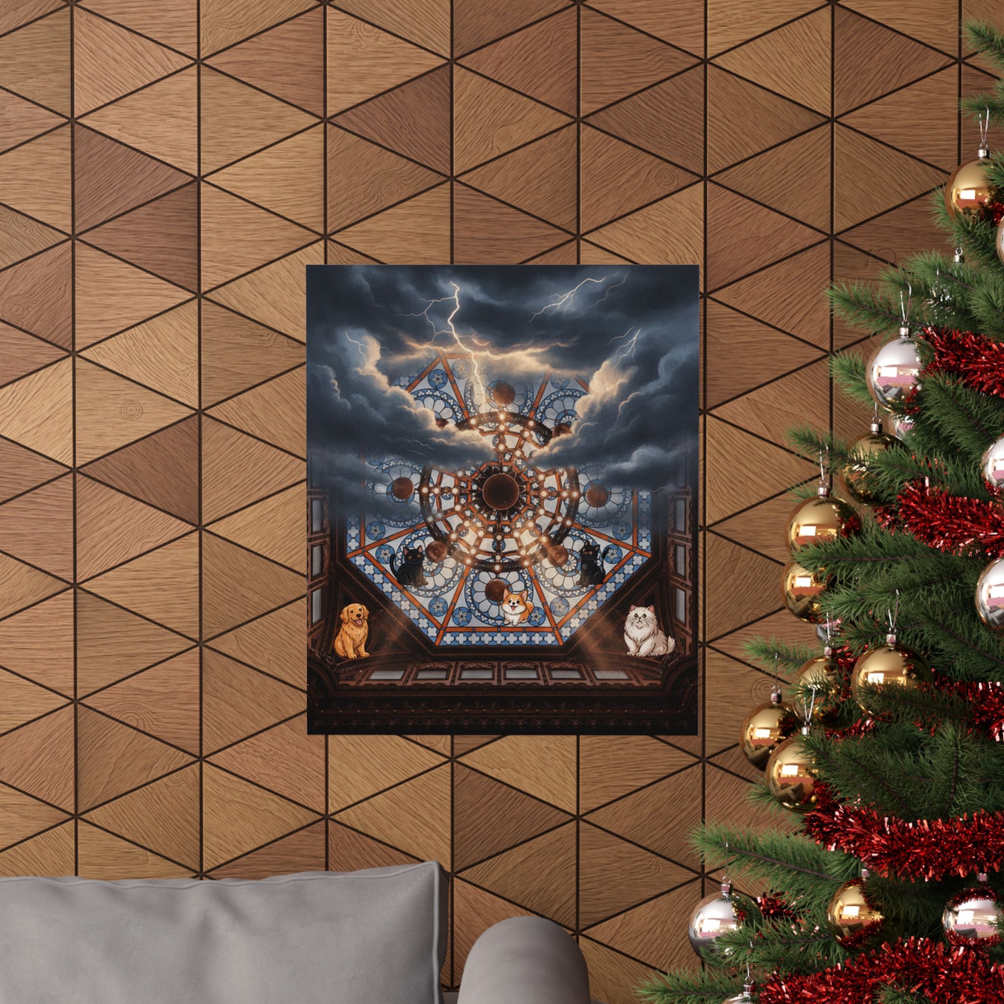 Dramatic Storm — Ceiling — Matte Poster