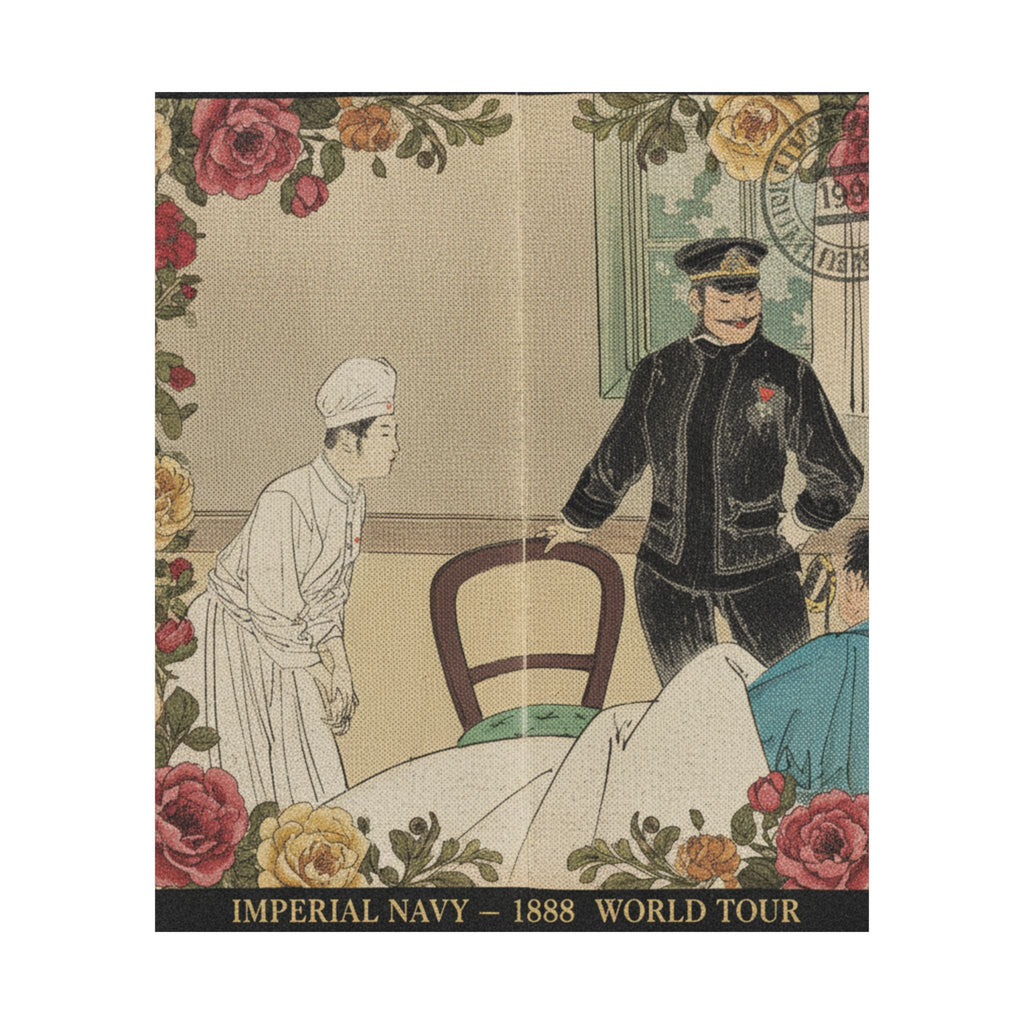 Vintage Bootleg — The Torpedo Officer (Suirai Shikan), Frontispiece Illustration From The Literary — Matte Poster