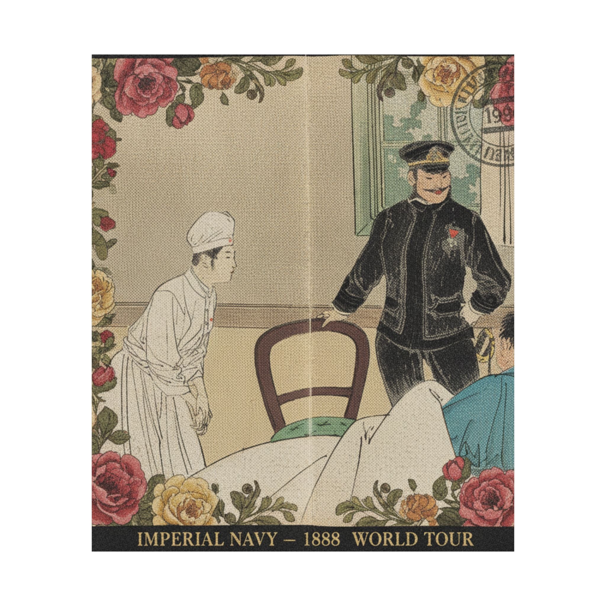Vintage Bootleg — The Torpedo Officer (Suirai Shikan), Frontispiece Illustration From The Literary — Matte Poster