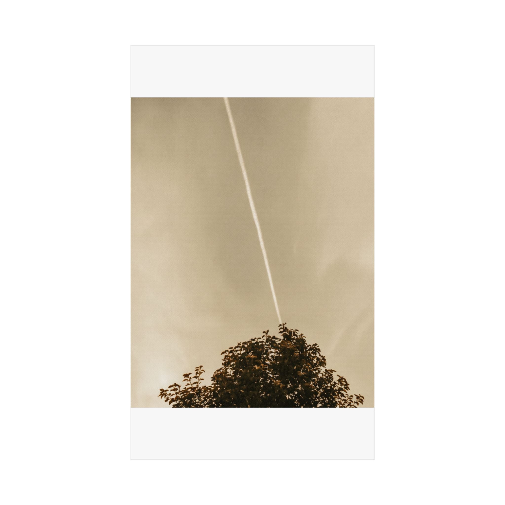 Scenic Nature — Contrail — Matte Poster