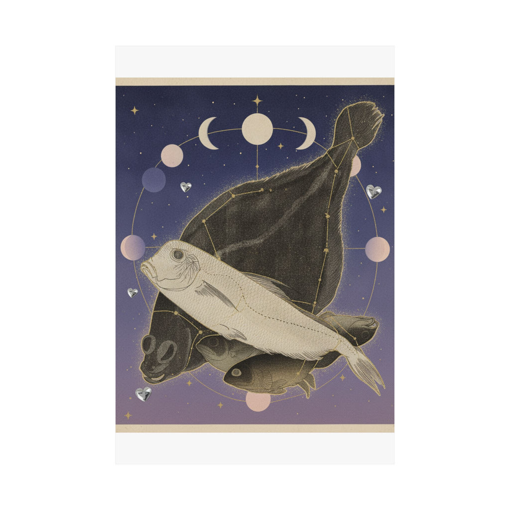 Celestial — Flounder And Other Fishes — Matte Poster