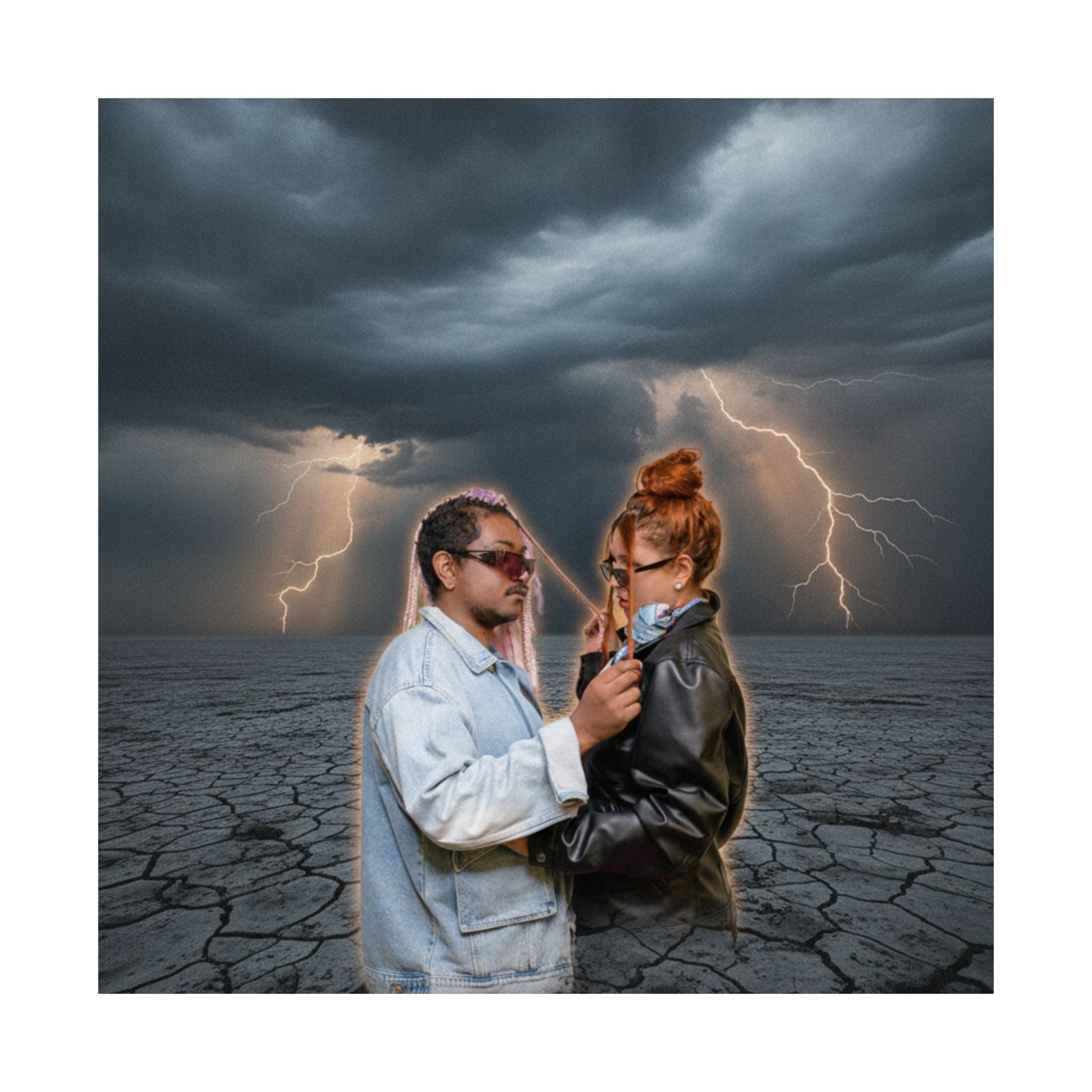 Dramatic Storm — Person — Matte Poster