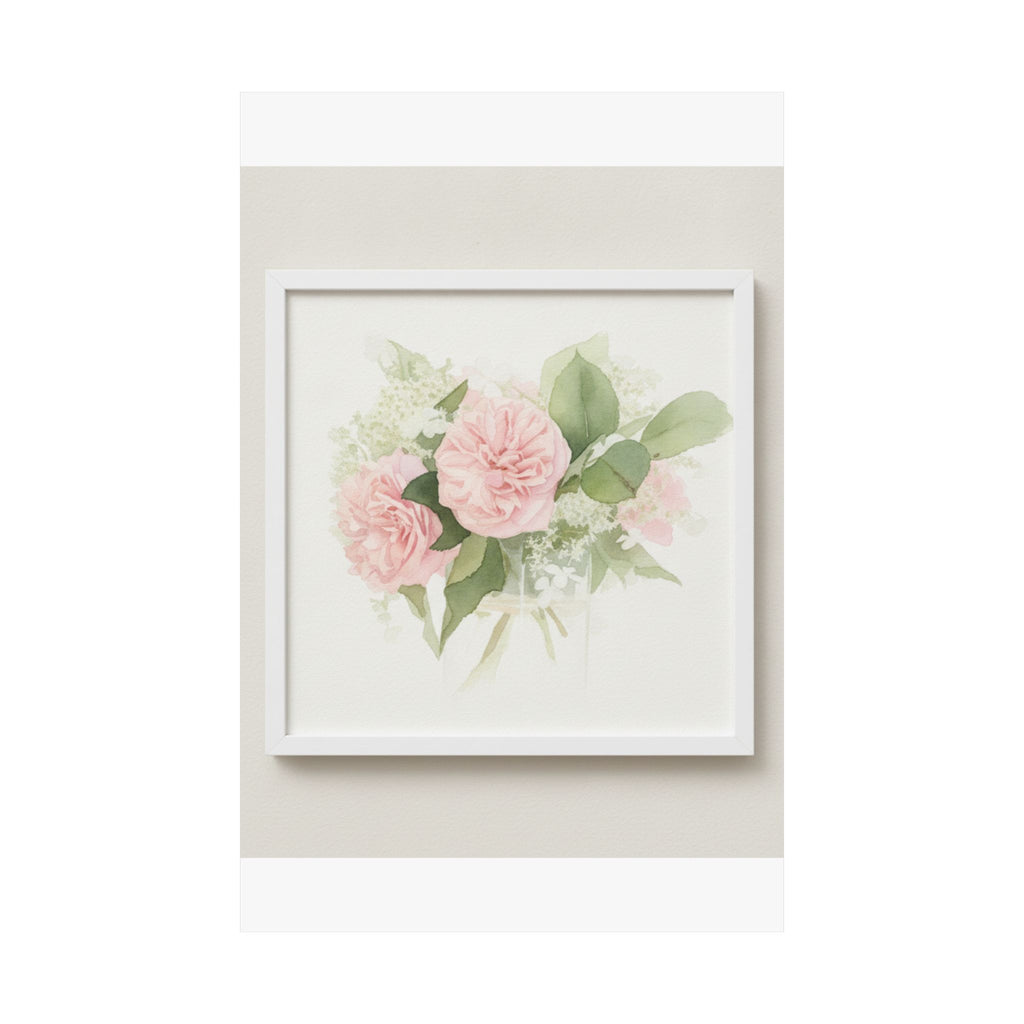 Watercolor — Flower — Matte Poster