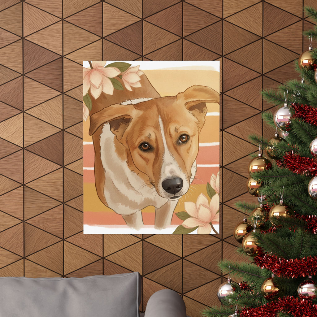 Southern Sunset — Dog — Matte Poster