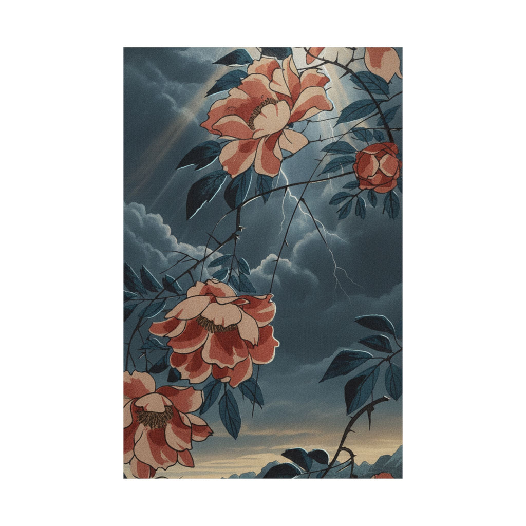 Dramatic Storm — Rose — Matte Poster