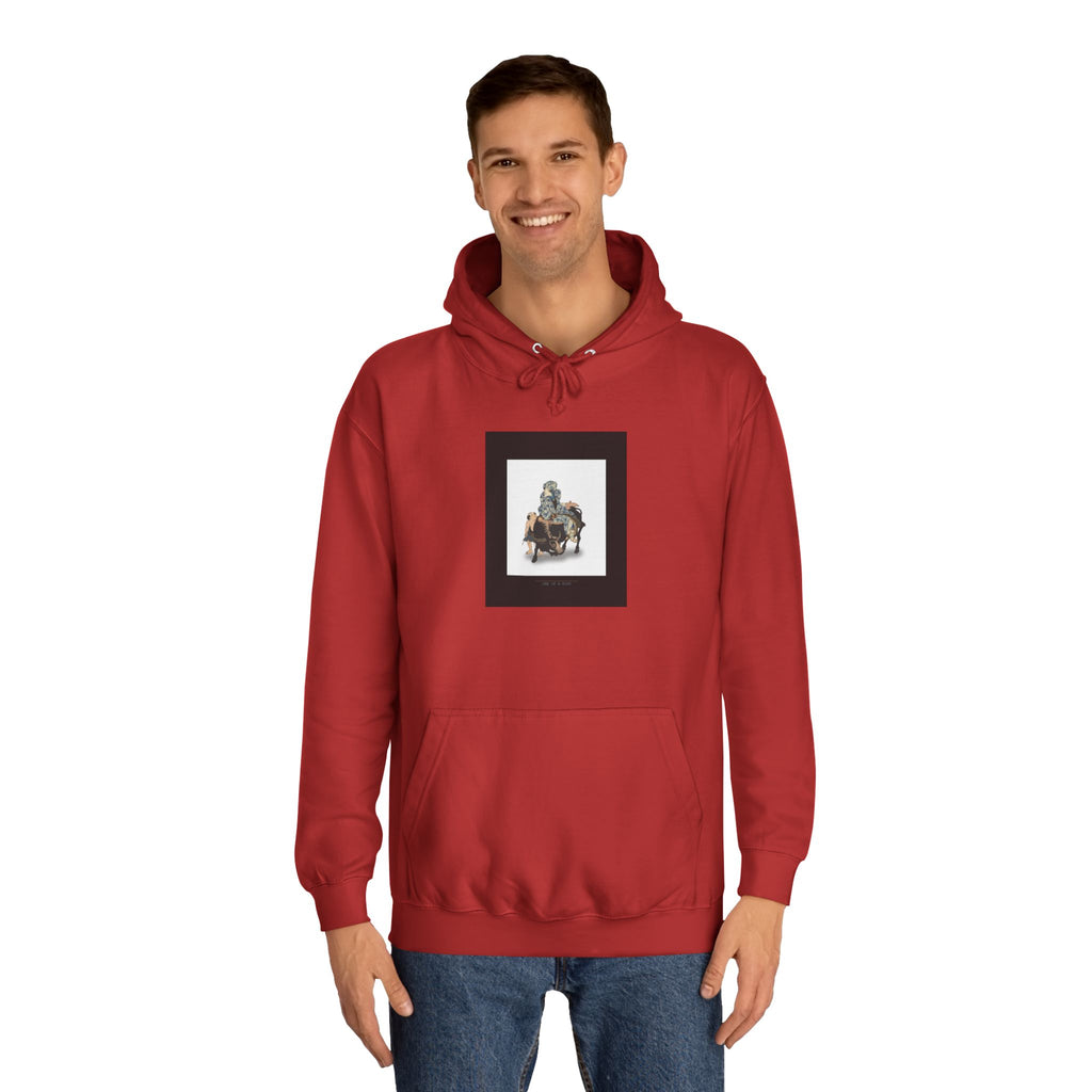 Ukiyo-e Sage Riding an Ox Woodblock Print Hoodie