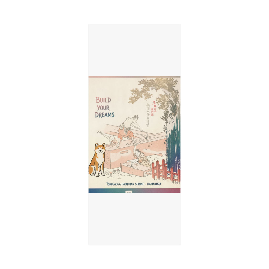 Affirmation — History Of Kamakura: Building Tsurugaoka Hachiman Shrine — Matte Poster