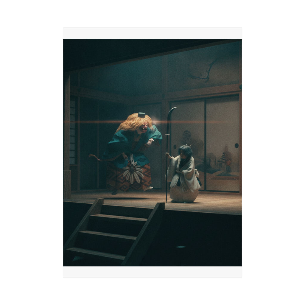 Cinematic — Scene From Noh Dance — Matte Poster