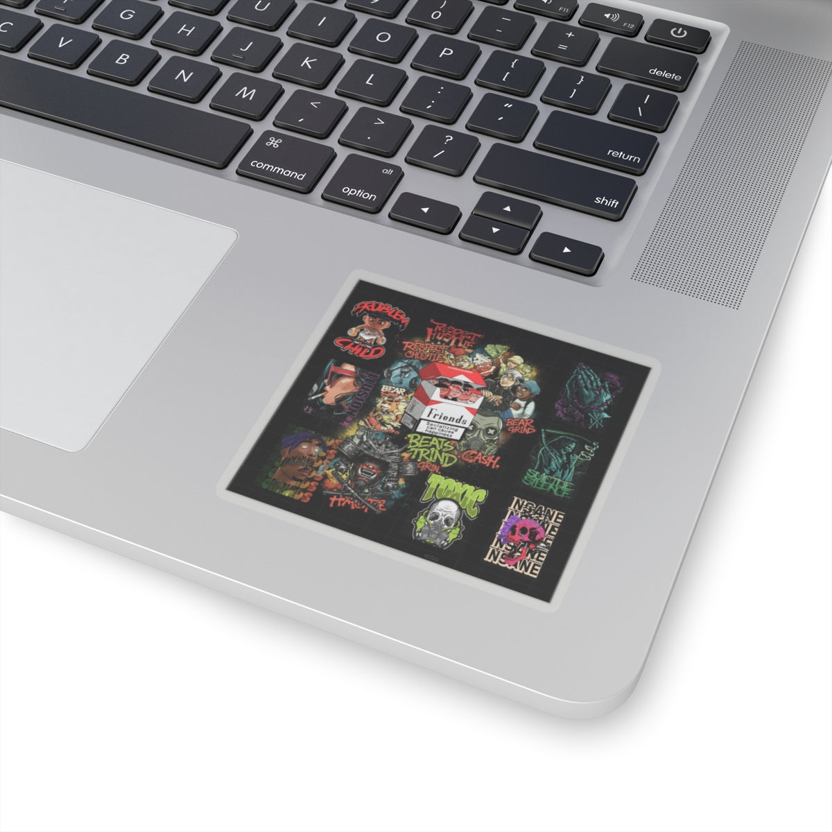 Dramatic Storm — Person — Kiss-Cut Sticker