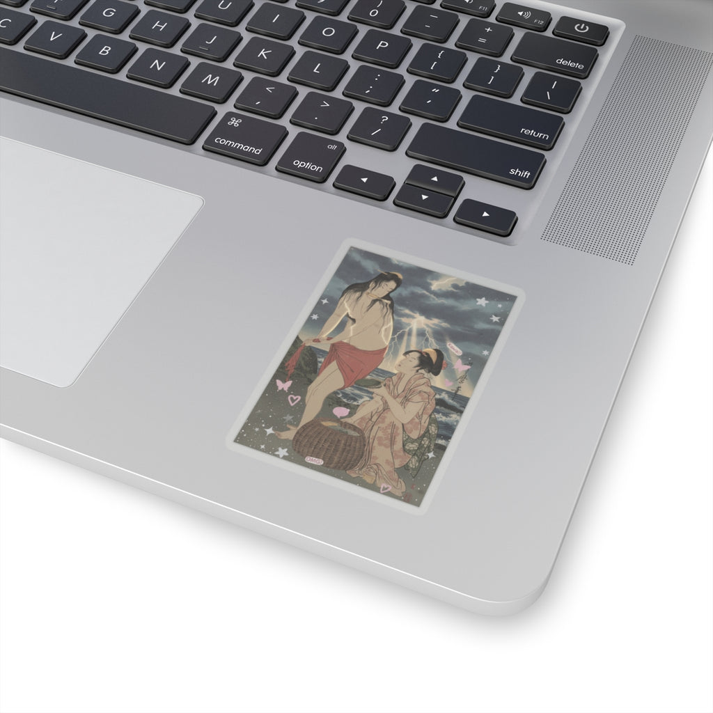 Dramatic Storm — Abalone Divers — Kiss-Cut Sticker