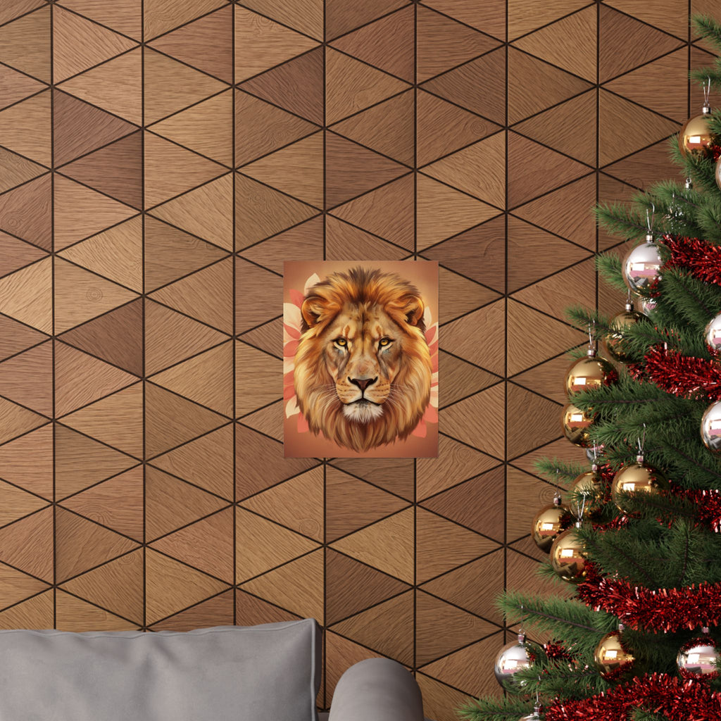 Southern Sunset — Lion — Matte Poster