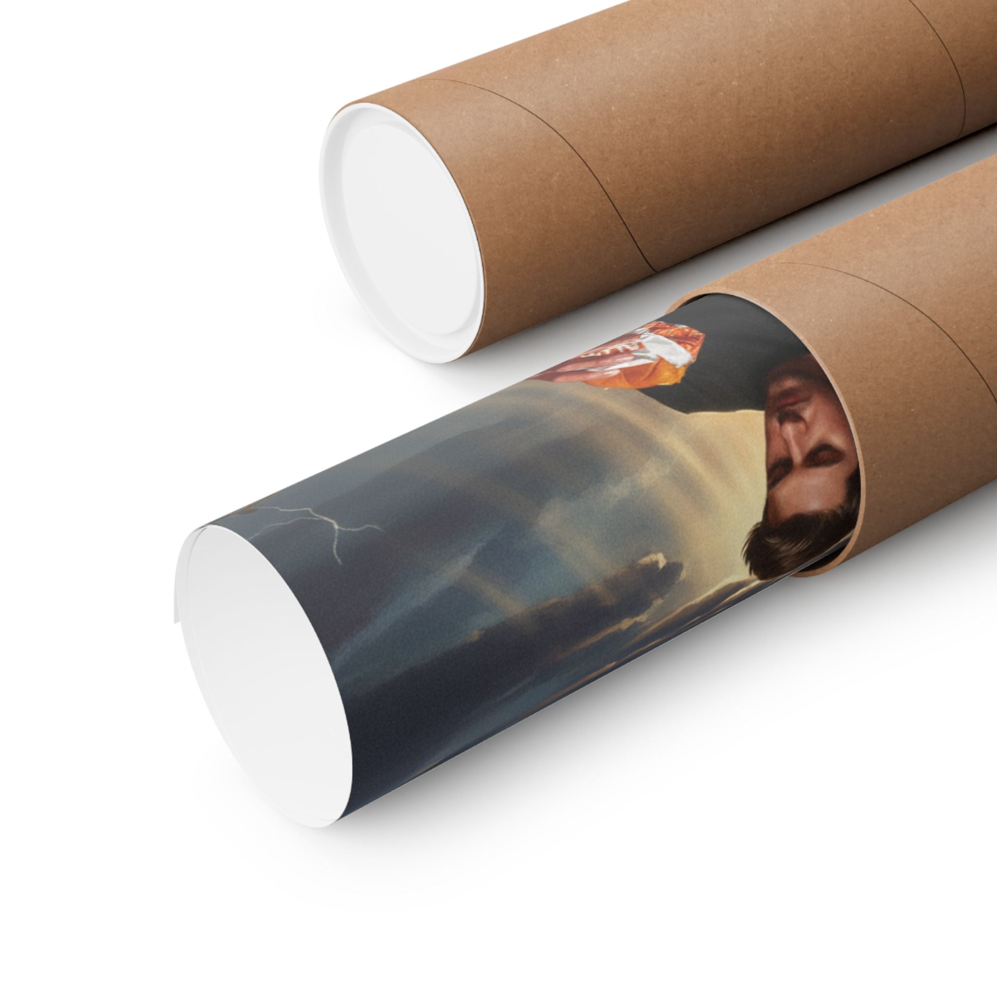 Dramatic Storm — Person — Matte Poster