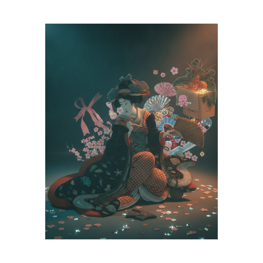 Cinematic — Courtesan And New Year Decoration — Matte Poster