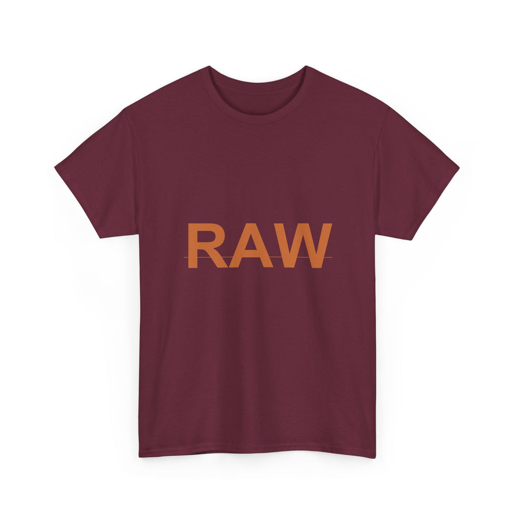 RAW Rust Block Letter Statement Graphic Tee