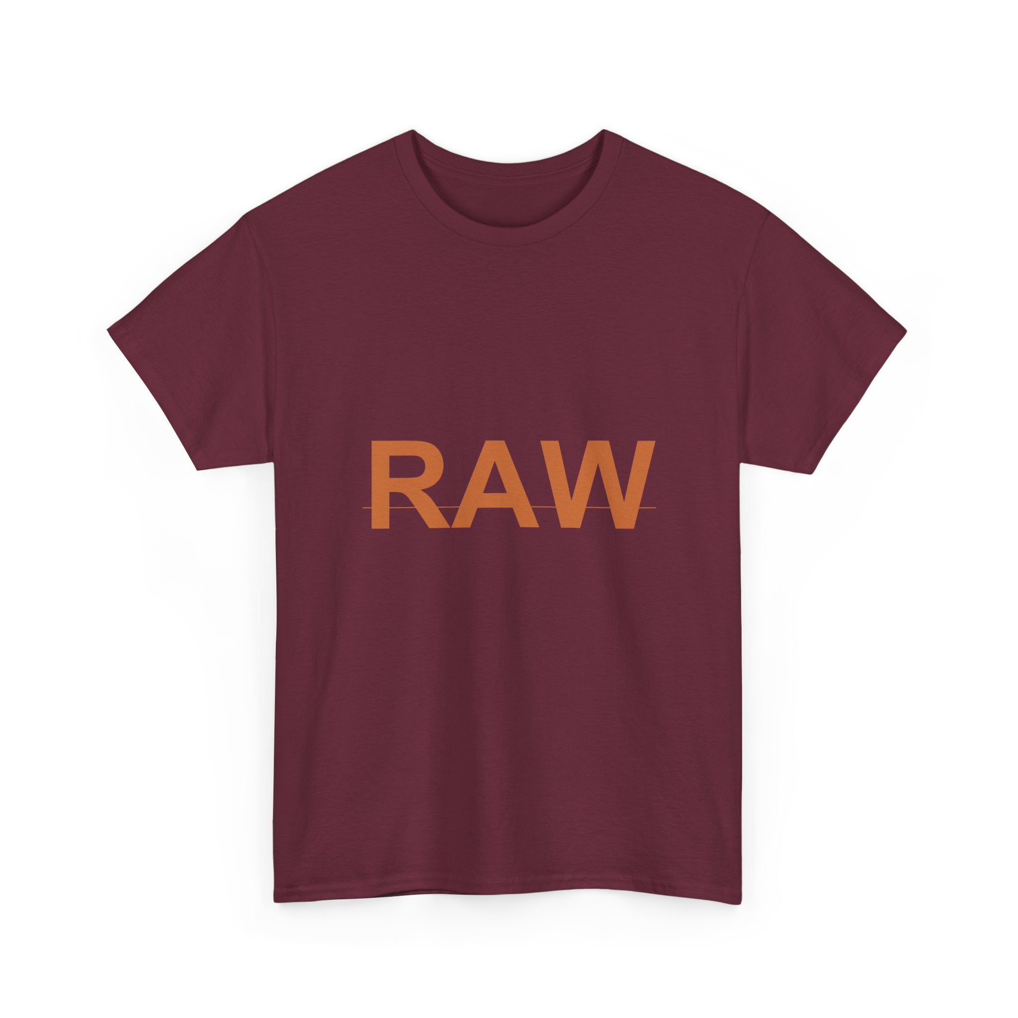 RAW Rust Block Letter Statement Graphic Tee