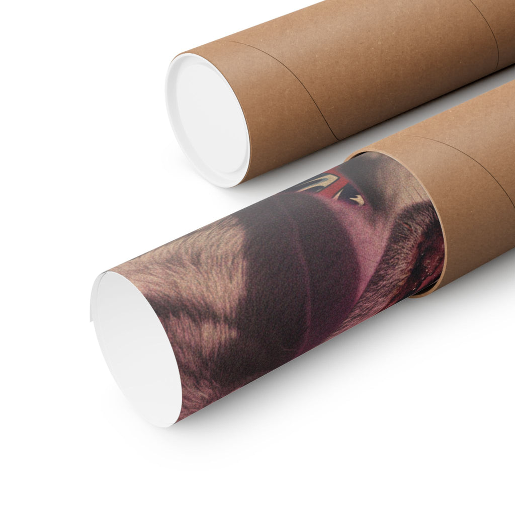 Japanese Street — Dog — Matte Poster