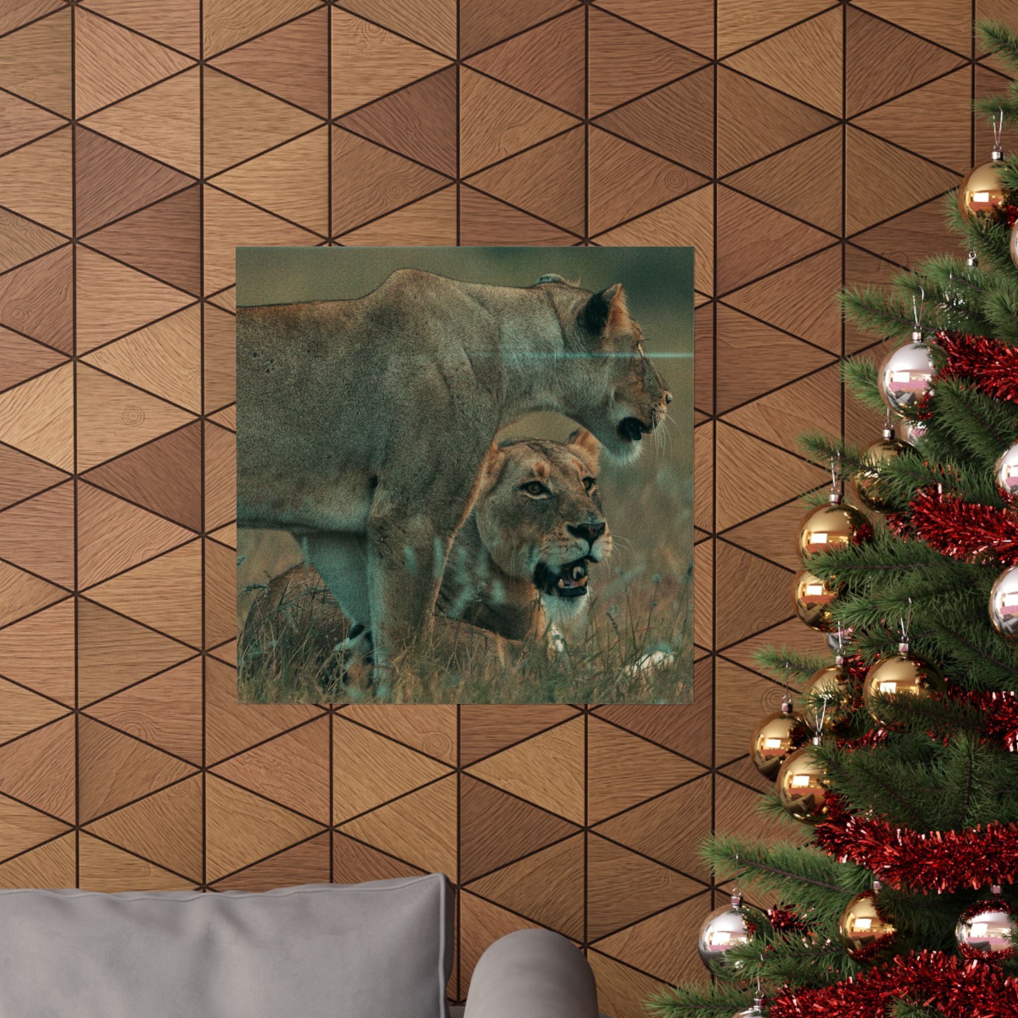 Cinematic — Lions — Matte Poster