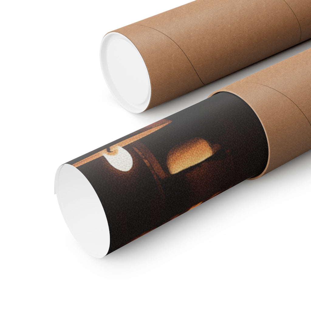 Southern Sunset — Candle — Matte Poster